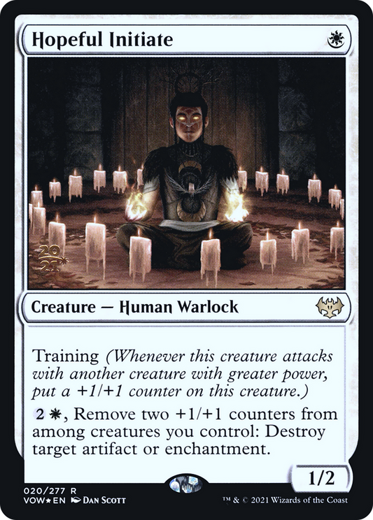 Hopeful Initiate (PRE-20S) (Foil)