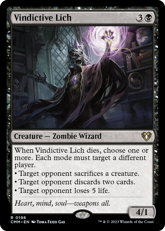 Vindictive Lich (CMM-196) (Foil)