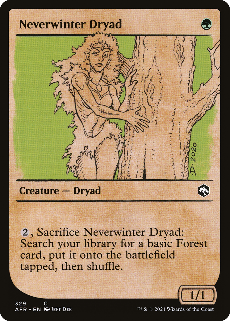 Neverwinter Dryad (AFR-329) (Showcase) (Foil)