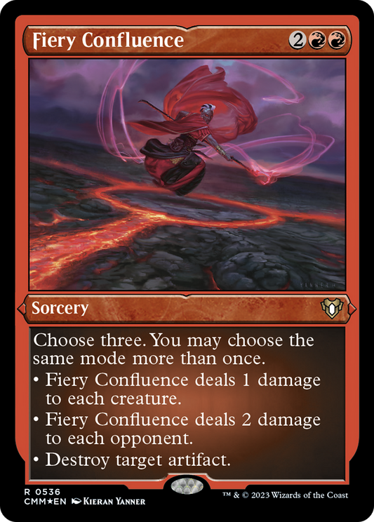 Fiery Confluence (CMM-536) (Etched Foil)