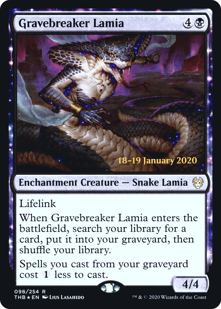 Gravebreaker Lamia (PRE-98S) (Foil)