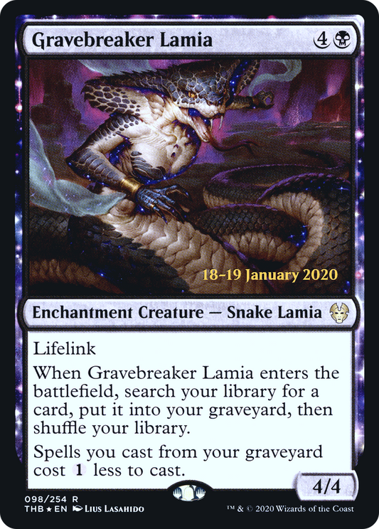 Gravebreaker Lamia (PRE-98S) (Foil)