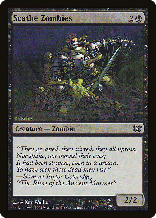 Scathe Zombies (9ED-160★) (Foil)