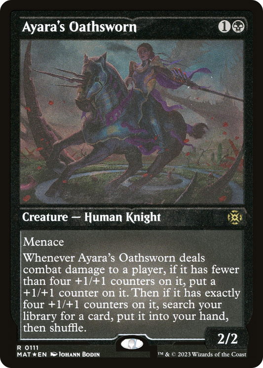 Ayara's Oathsworn (MAT-111) (Etched Foil)