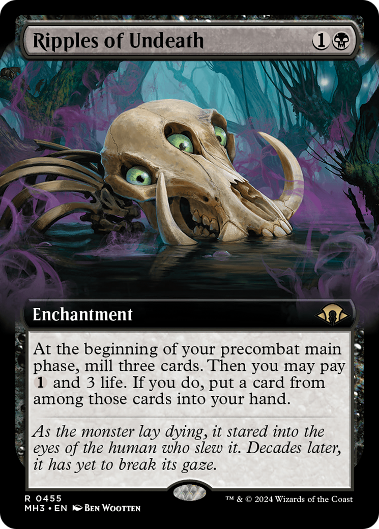 Ripples of Undeath (MH3-455) (Extended Art) (Foil)