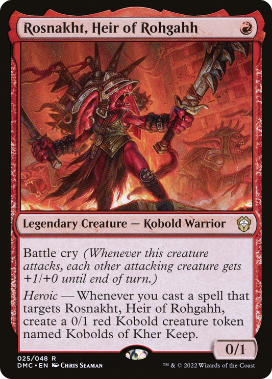 Rosnakht, Heir of Rohgahh (DMC-025) (Foil)