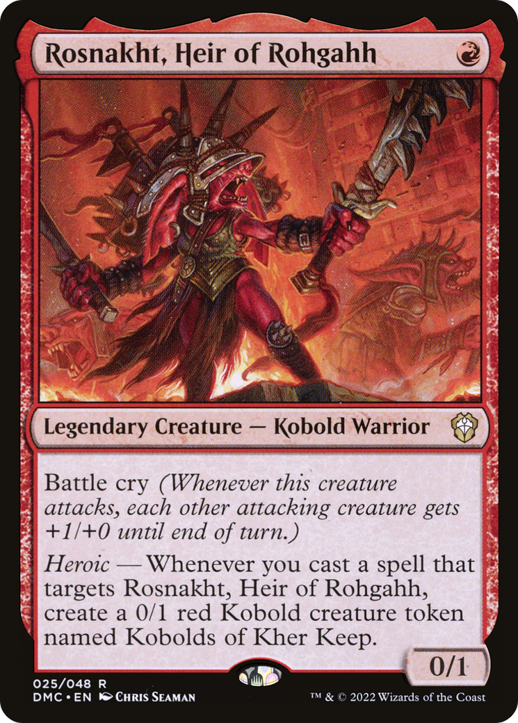 Rosnakht, Heir of Rohgahh (DMC-025)