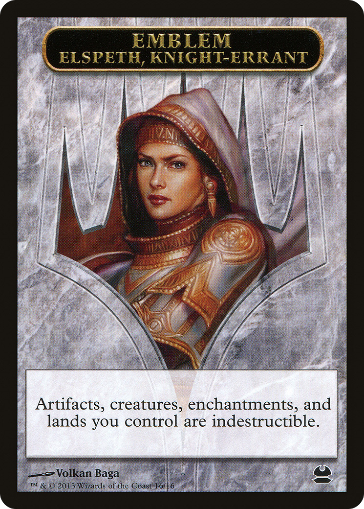 Elspeth, Knight-Errant Emblem (MMA-016)