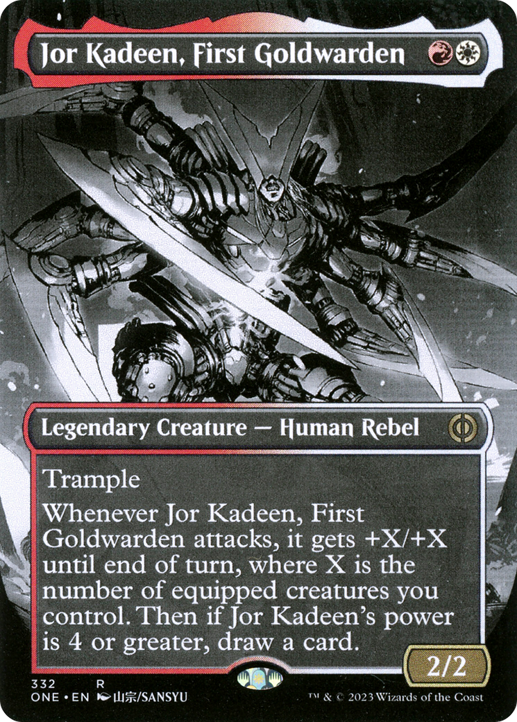 Jor Kadeen, First Goldwarden (ONE-332) (Showcase) (Borderless)
