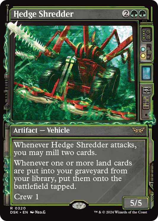 Hedge Shredder (DSK-320) (Showcase) (Foil)