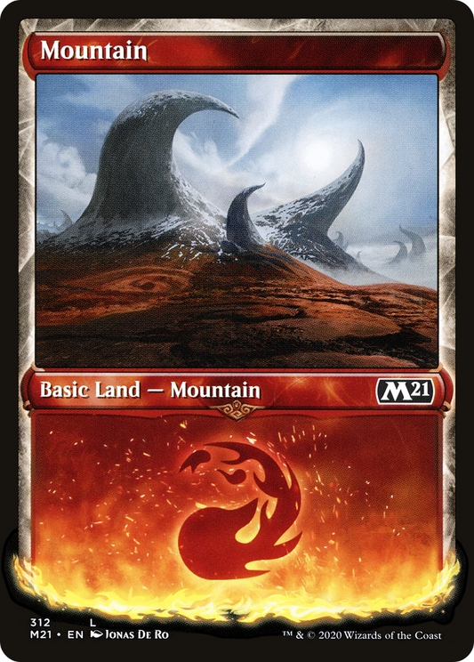 Mountain (M21-312) (Showcase) (Foil)