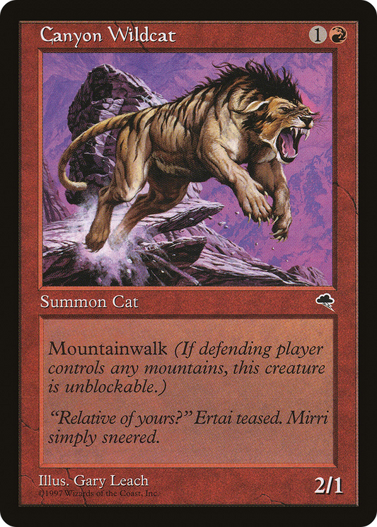Canyon Wildcat (TMP-167)