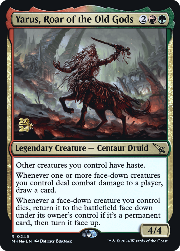 Yarus, Roar of the Old Gods (PRE-245S) (Foil)