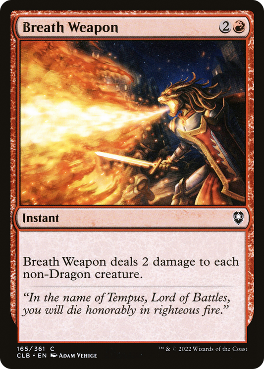 Breath Weapon (CLB-165) (Foil)
