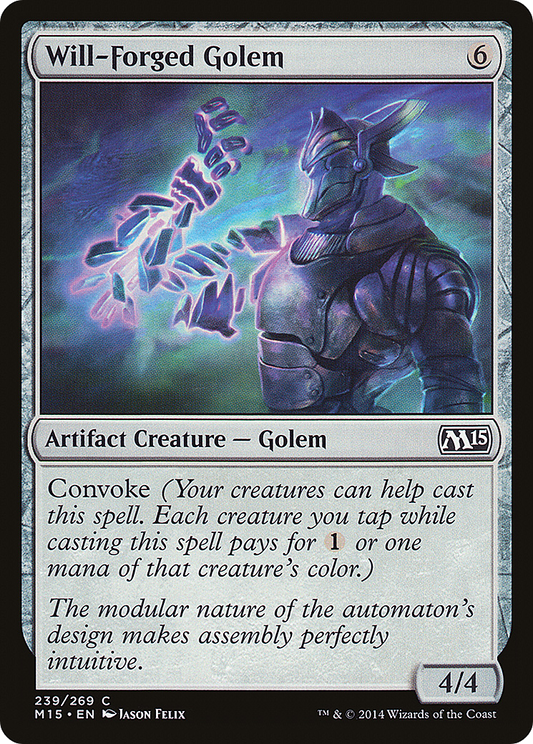 Will-Forged Golem (M15-239) (Foil)