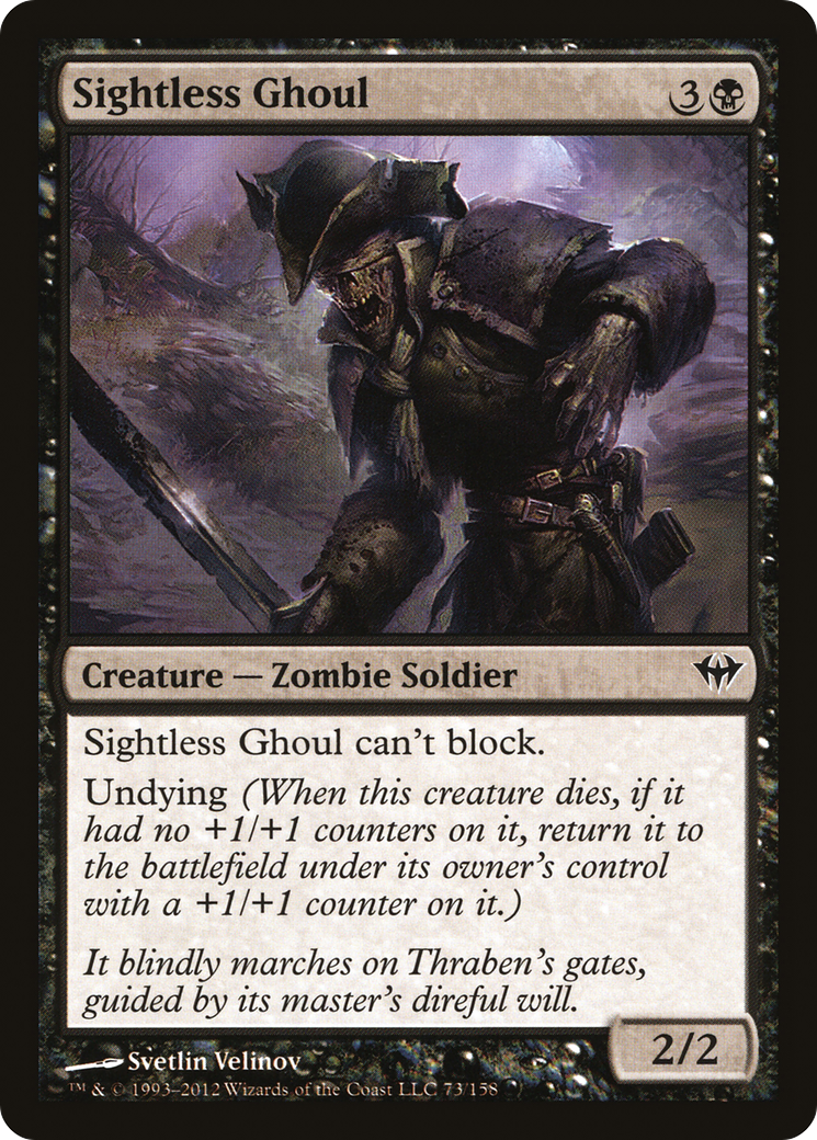 Sightless Ghoul (DKA-073) (Foil)