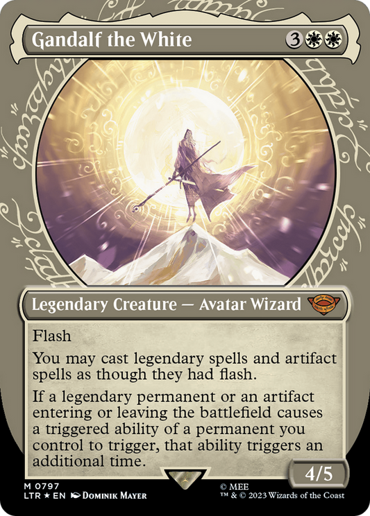 Gandalf the White (LTR-797) (Showcase) (Borderless) (Surge Foil)