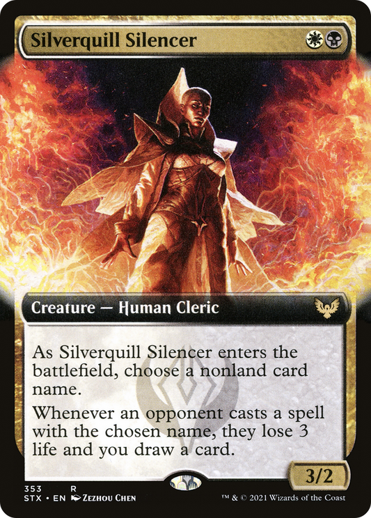 Silverquill Silencer (STX-353) (Extended Art) (Foil)