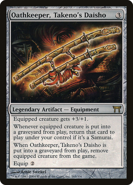 Oathkeeper, Takeno's Daisho (CHK-265) (Foil)