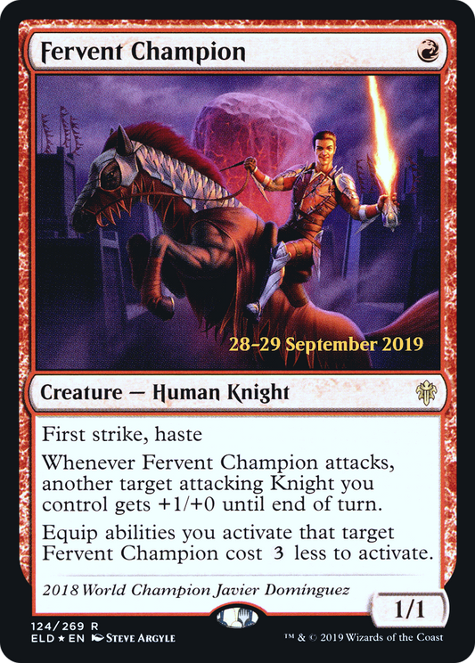 Fervent Champion (PRE-124S) (Foil)