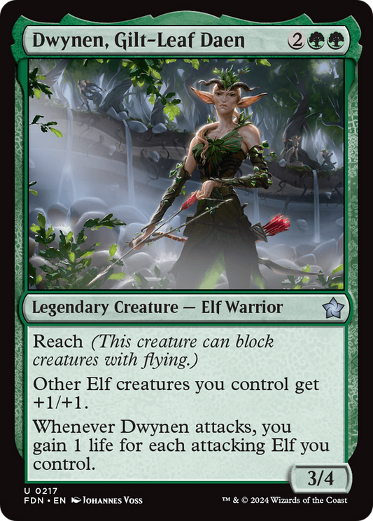 Dwynen, Gilt-Leaf Daen (FDN-217) (Foil)