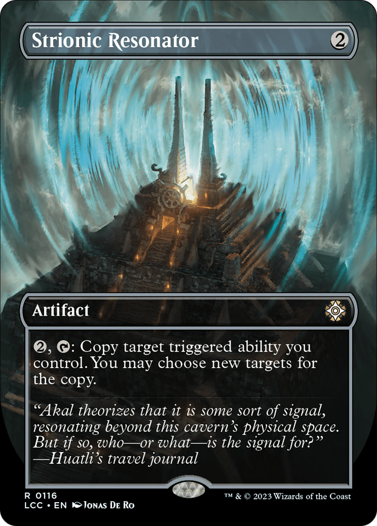 Strionic Resonator (LCC-116) (Borderless) (Foil)
