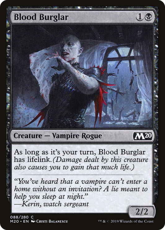 Blood Burglar (M20-088) (Foil)