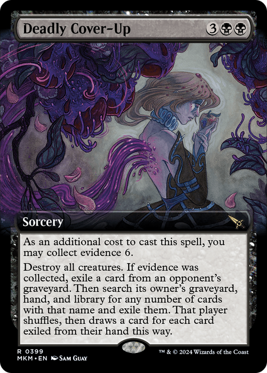 Deadly Cover-Up (MKM-399) (Extended Art) (Foil)