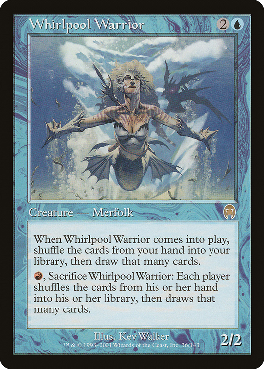 Whirlpool Warrior (APC-036) (Foil)