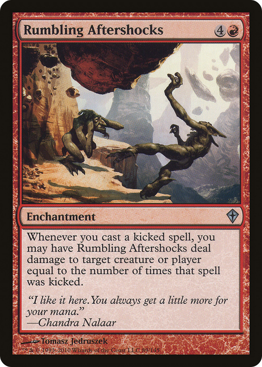Rumbling Aftershocks (WWK-089) (Foil)