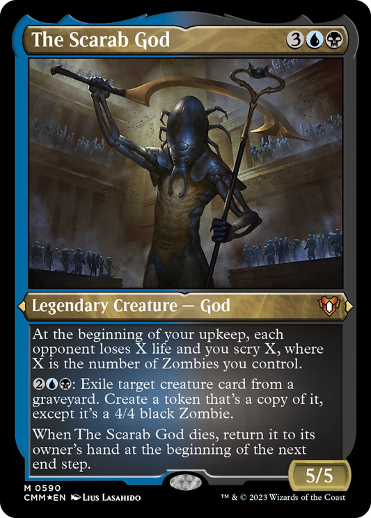 The Scarab God (CMM-590) (Etched Foil)