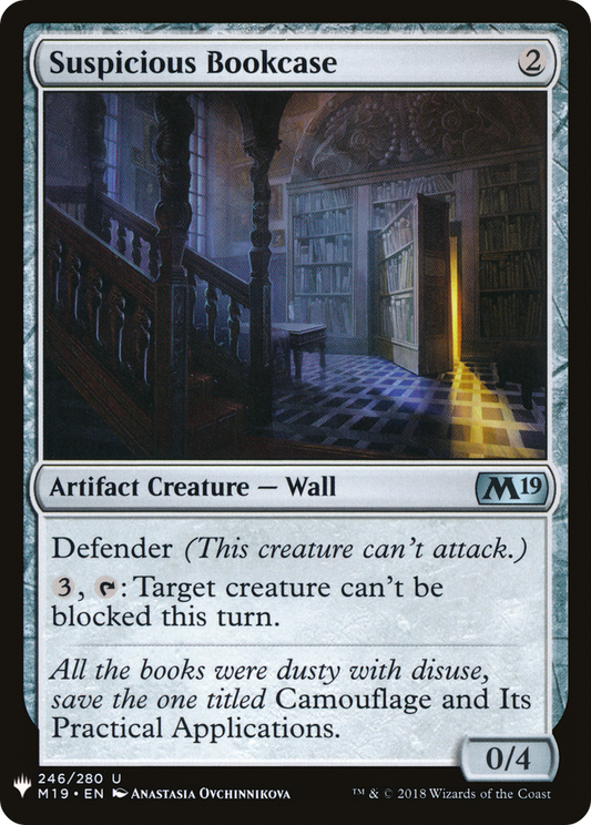 Suspicious Bookcase (LIST-M19-246)