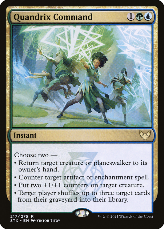 Quandrix Command (STX-217) (Foil)