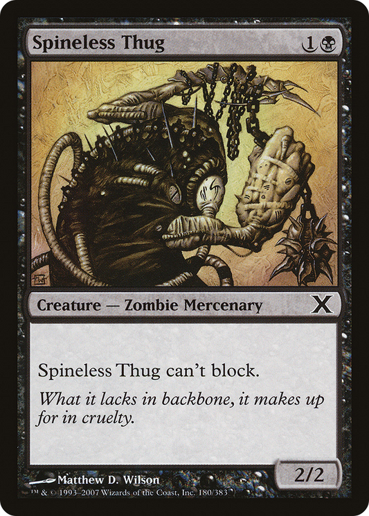 Spineless Thug (10E-180) (Foil)
