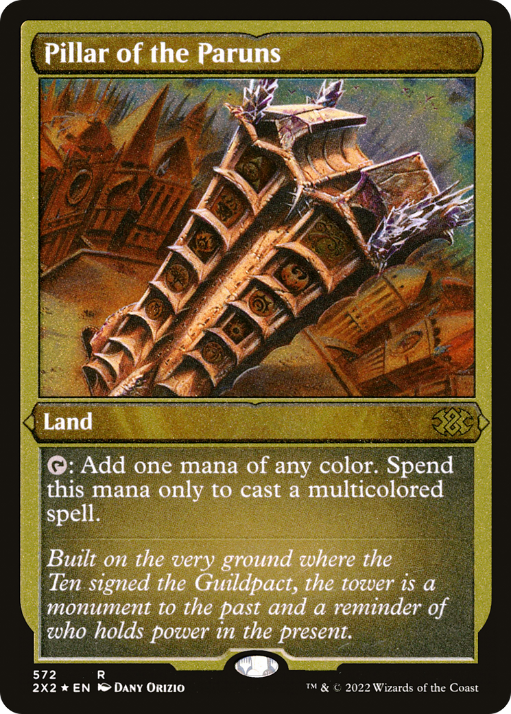 Pillar of the Paruns (2X2-572) (Etched Foil)