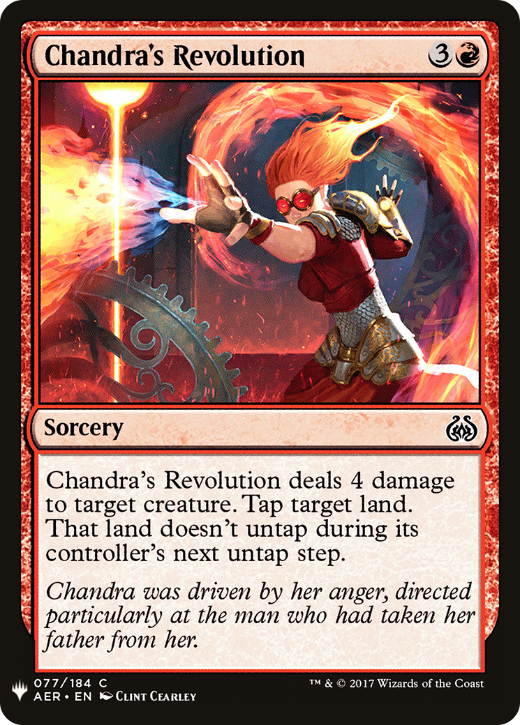 Chandra's Revolution (LIST-AER-77)