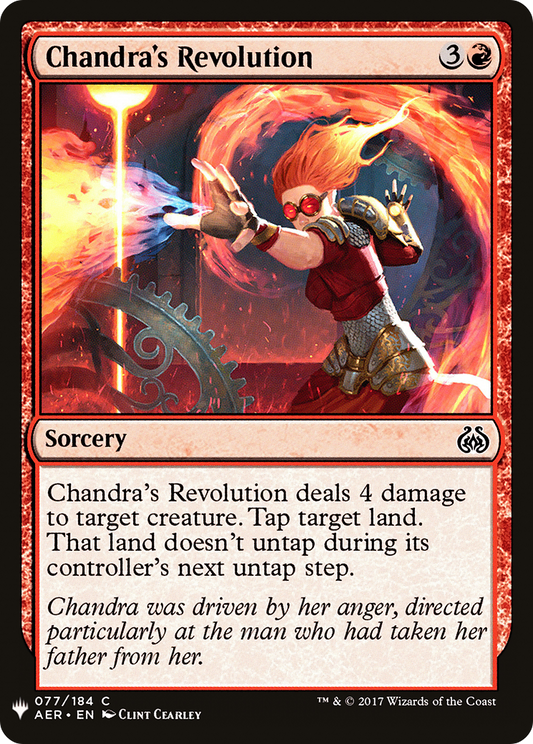 Chandra's Revolution (LIST-AER-77)