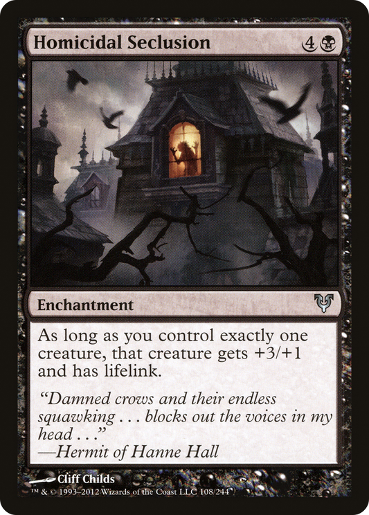 Homicidal Seclusion (AVR-108)
