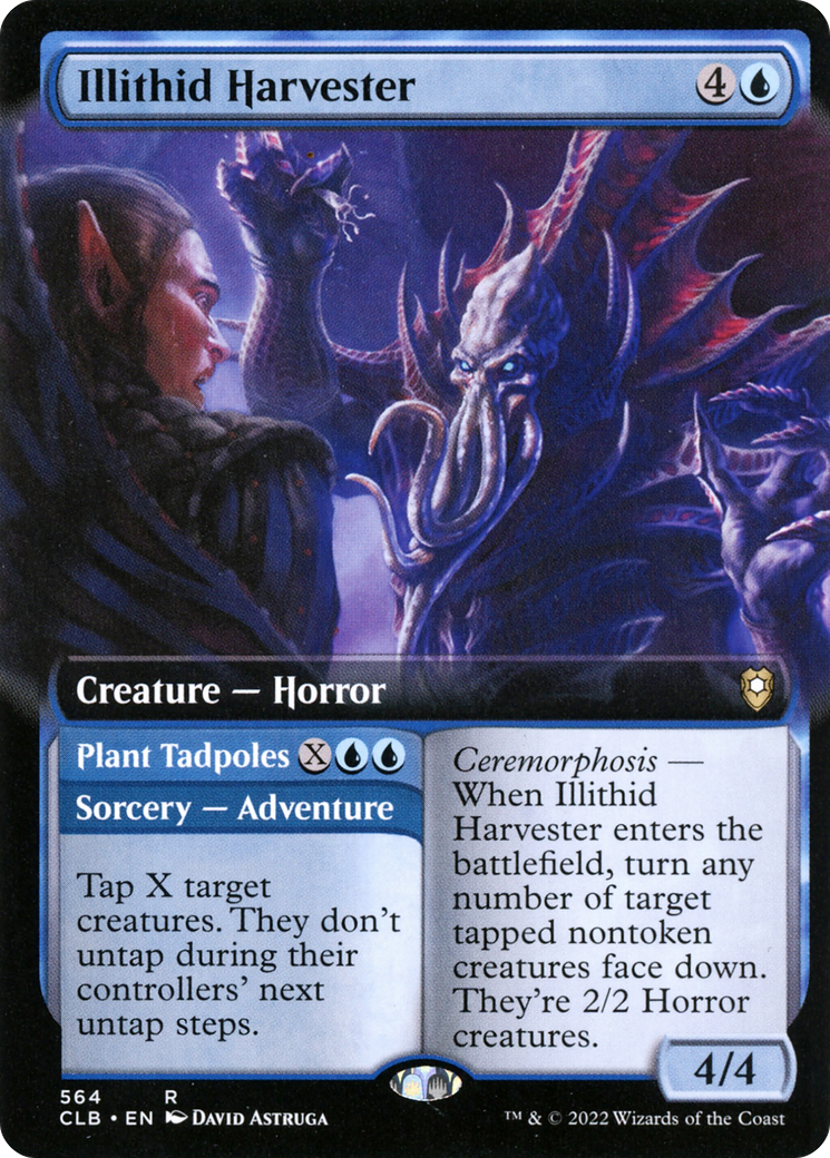 Illithid Harvester // Plant Tadpoles (CLB-564) (Extended Art) (Foil)