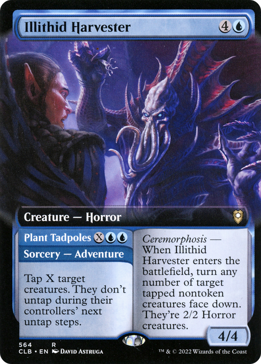 Illithid Harvester // Plant Tadpoles (CLB-564) (Extended Art) (Foil)