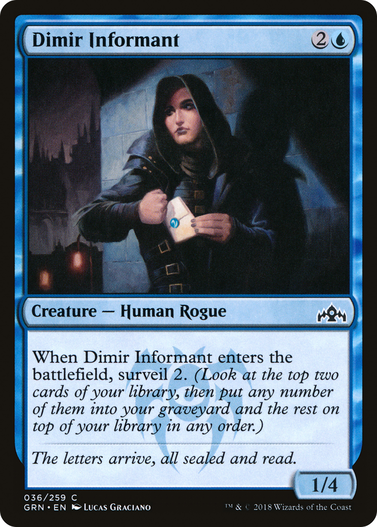 Dimir Informant (GRN-036) (Foil)