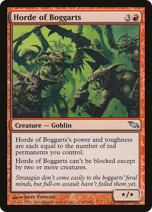 Horde of Boggarts (SHM-094) (Foil)