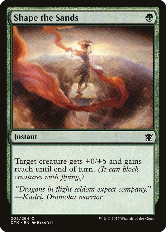 Shape the Sands (DTK-205) (Foil)