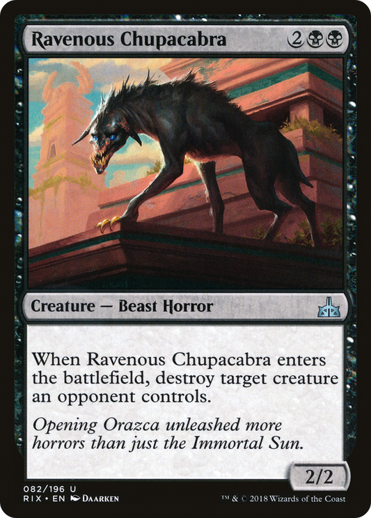 Ravenous Chupacabra (RIX-082) (Foil)