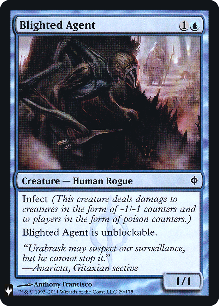 Blighted Agent (LIST-NPH-29) (Foil)
