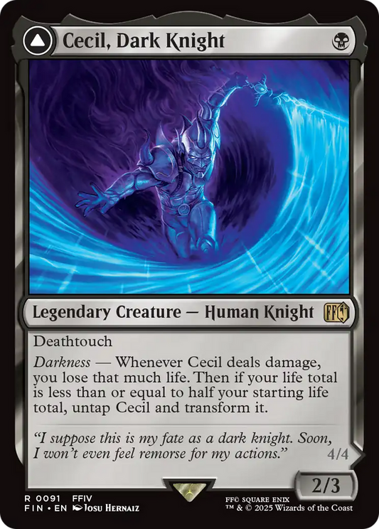 Cecil, Dark Knight // Cecil, Redeemed Paladin (FIN-091) (Foil)