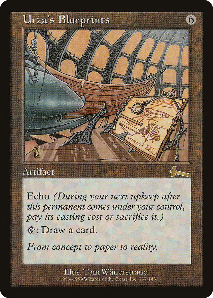 Urza's Blueprints (ULG-137) (Foil)