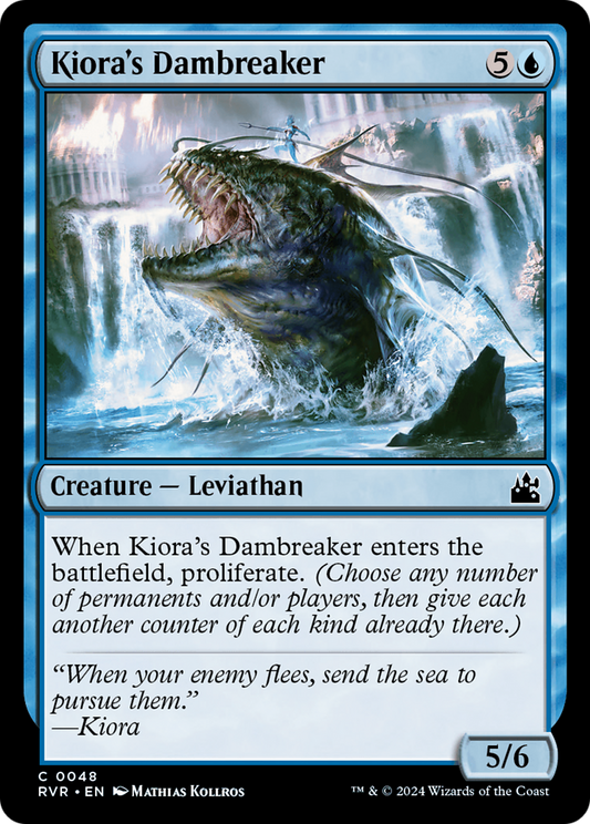 Kiora's Dambreaker (RVR-048) (Foil)