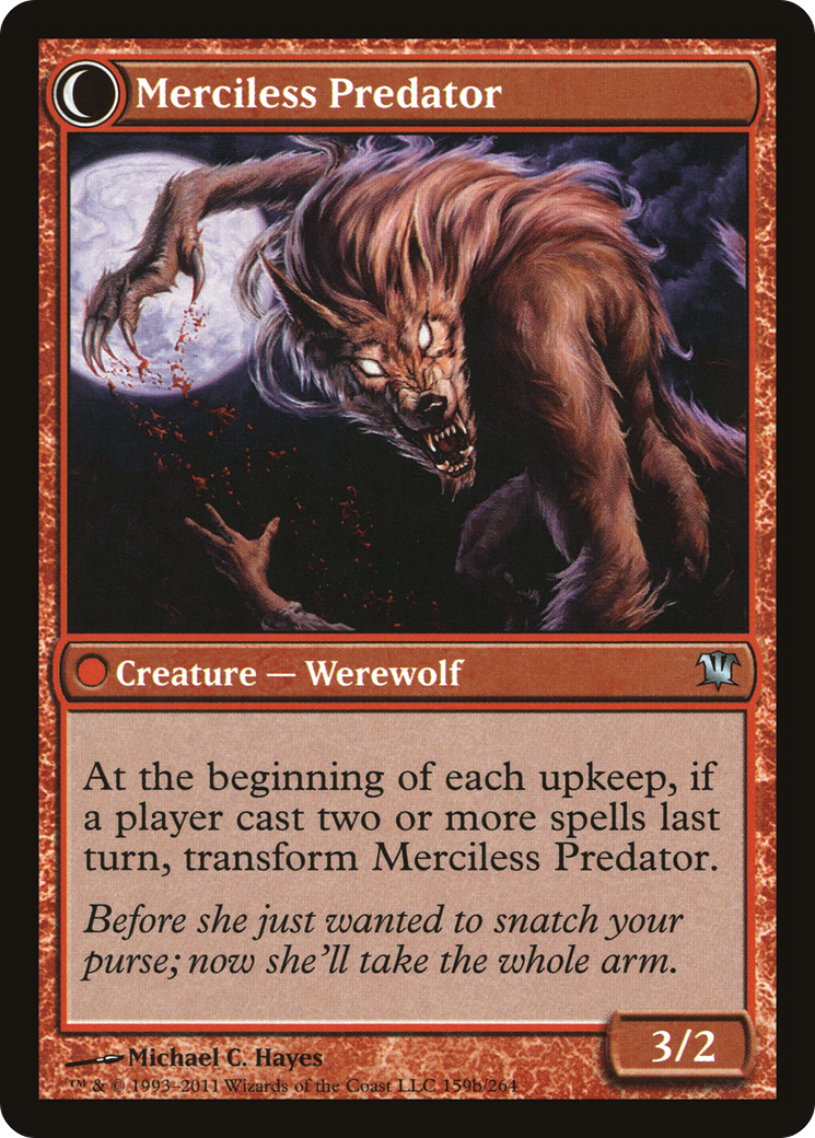 Reckless Waif // Merciless Predator (ISD-159)