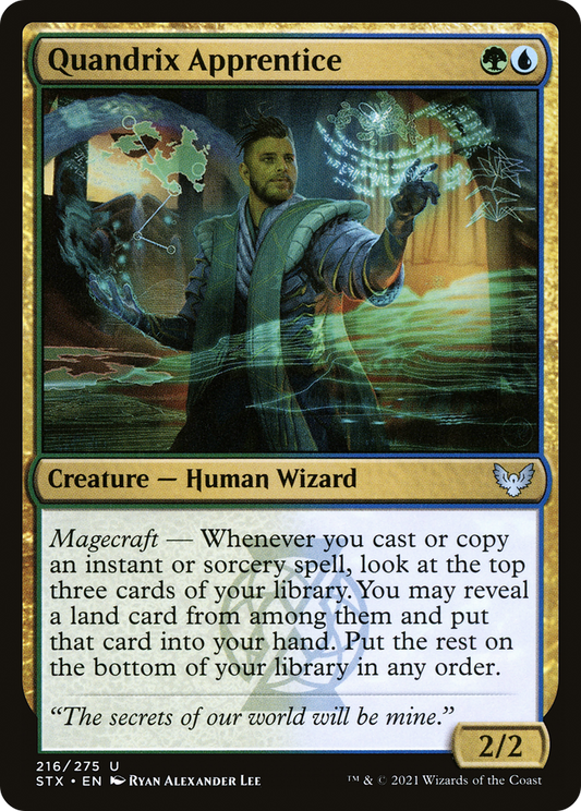 Quandrix Apprentice (STX-216) (Foil)